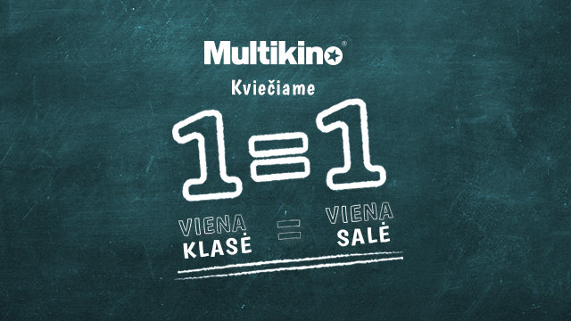 1 klasė = 1 salė