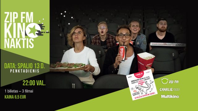 ZIP FM Kino nakties repertuaras