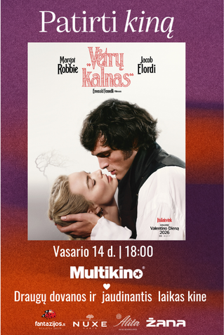 Patirti kiną Vėtrų kalnas  (Wuthering Heights)