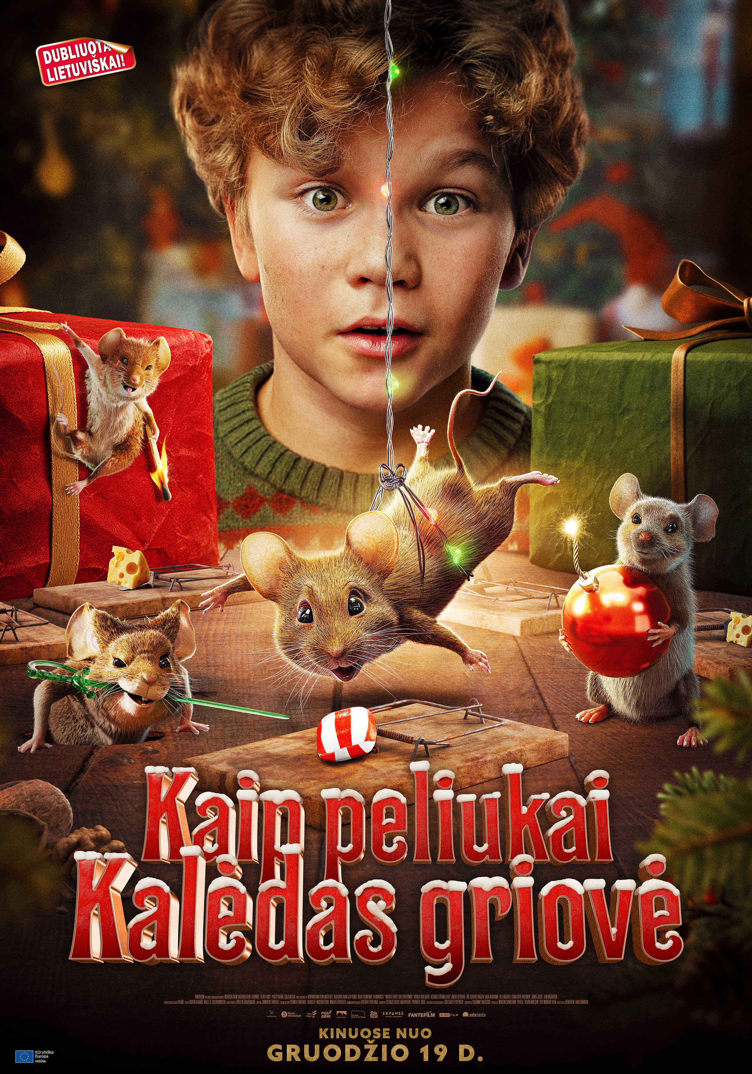 KAIP PELIUKAI KALĖDAS VOGĖ (A Mouse Hunt for Christmas)